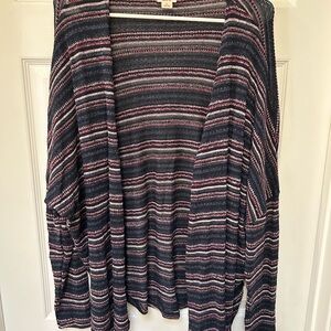 Mossimo Supply Co. Multicolor Striped Cardigan